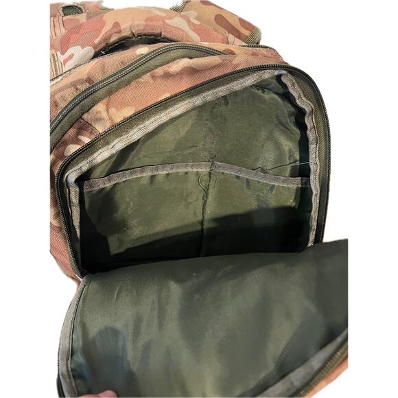 Generic Brown Camo Tactical Backpack - Picture 3 of 4